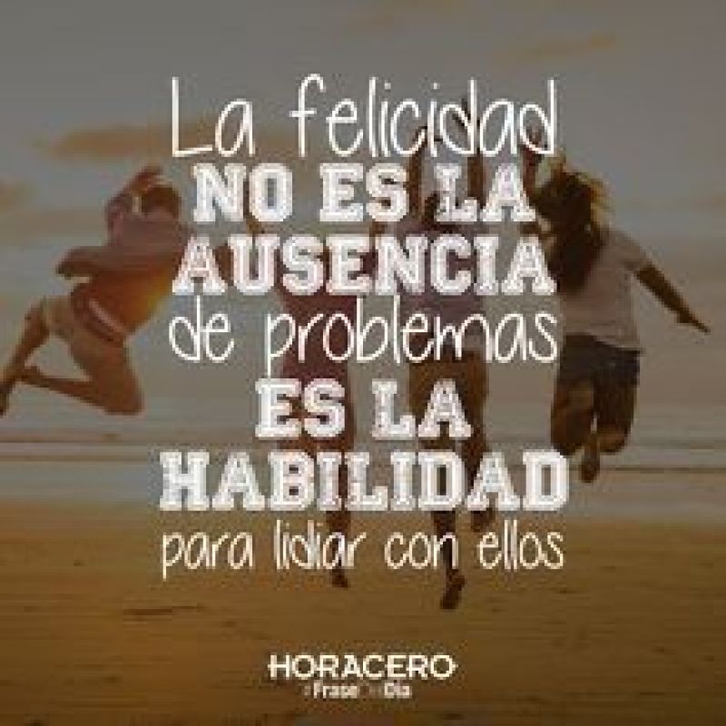 felicidad es la habildad para lidiar con los problemas.jpg
